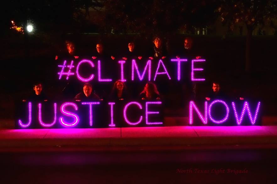 climate change light brigade