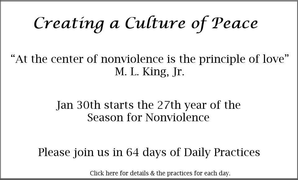 Season for Nonviolence